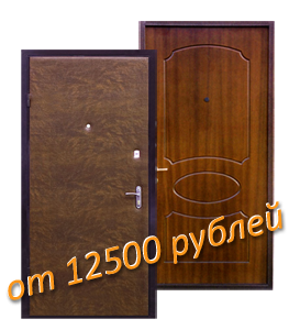 металлическая дверь 12500 рублей