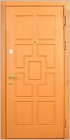 элитные металлические двери №3 отделка МДФ