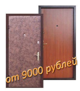 металлическая дверь 9000 рублей