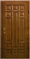 металлические двери элит №17 отделка МДФ